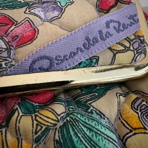 Oscar de la Renta Vintage Floral Cosmetic Bag NWT - Picture 14 of 14